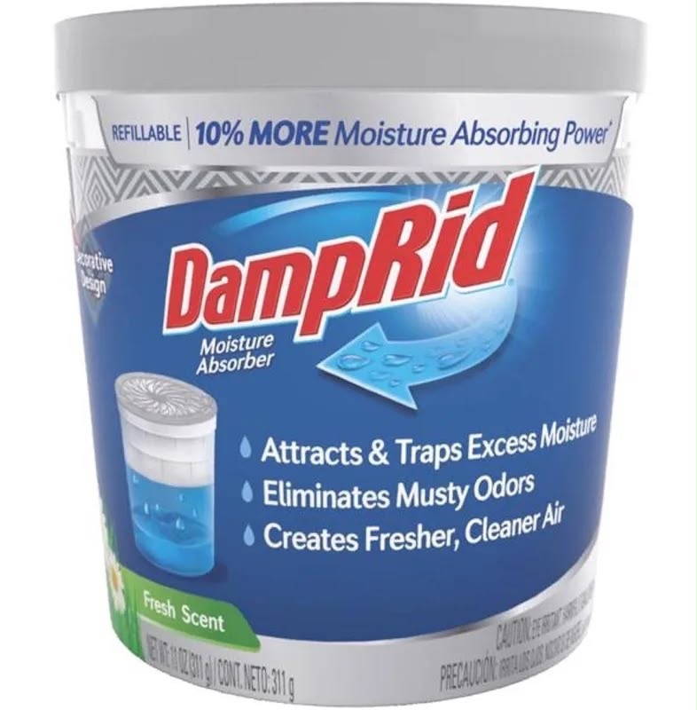 (4-Pack) Damprid Fresh Scent Moisture Absorber Odor Remover 11 Oz.