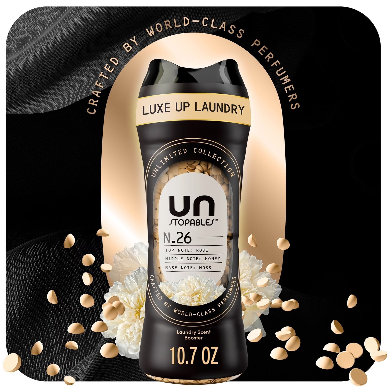 Downy Unstopables Unlimited In-Wash Scent Booster Beads N.26 Scent 10.7 oz