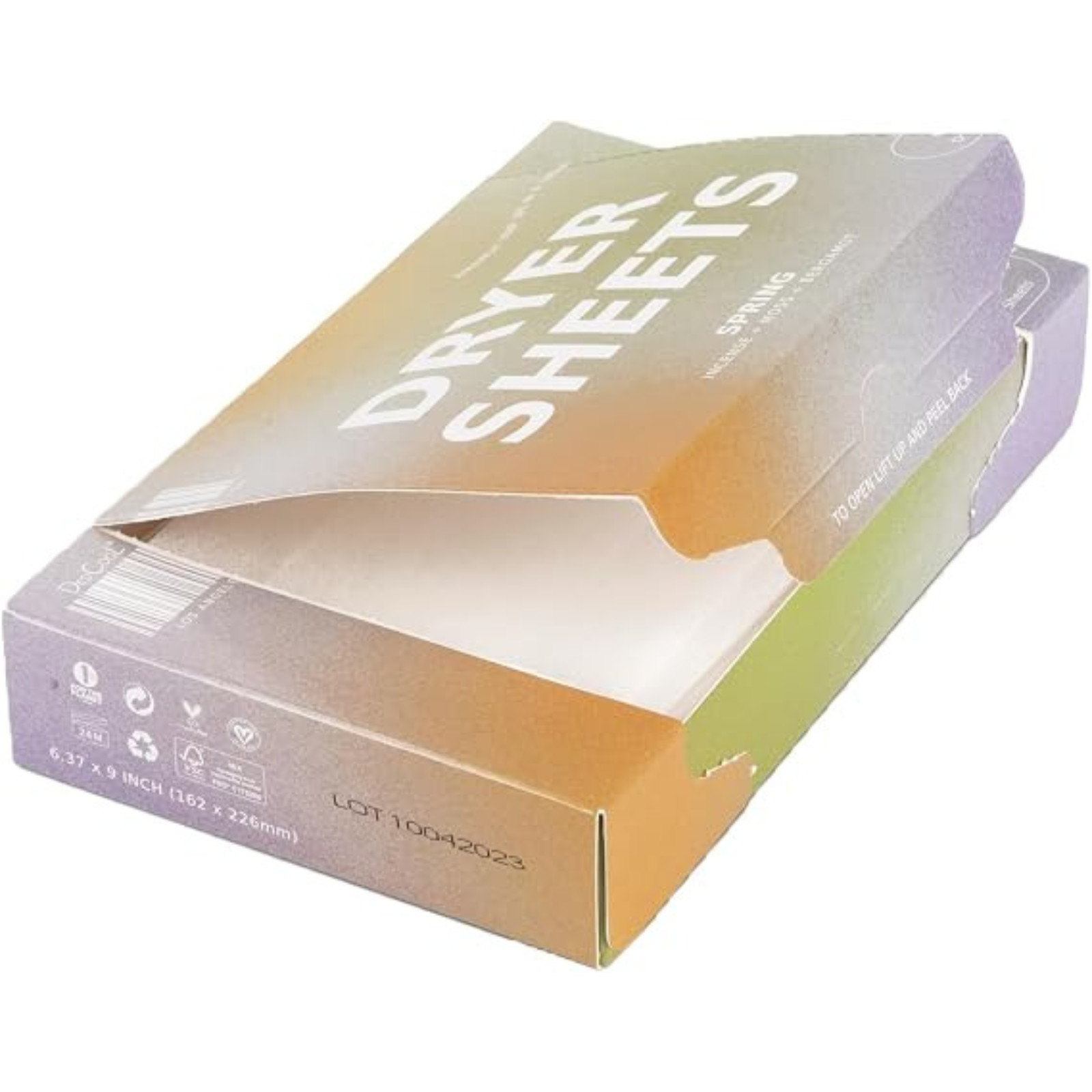 DedCool 01 Taunt Dryer Sheets Bergamot Vanilla Amber 40 Count