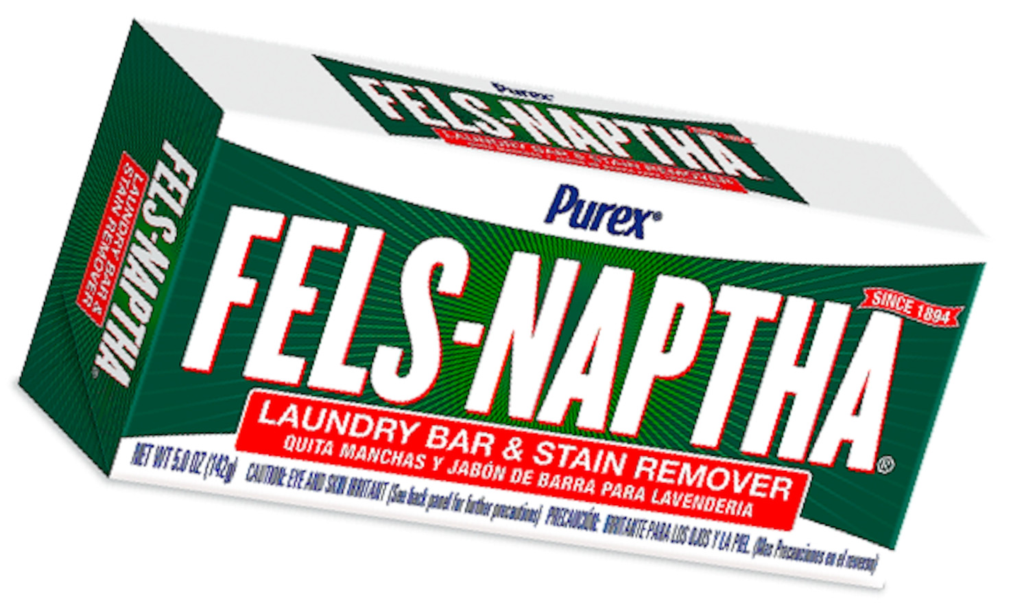 🌿Fels-Naptha☠️Poison ivy/🔱Laundry Bar~Soap by: Purex a © Dial Corporation USA