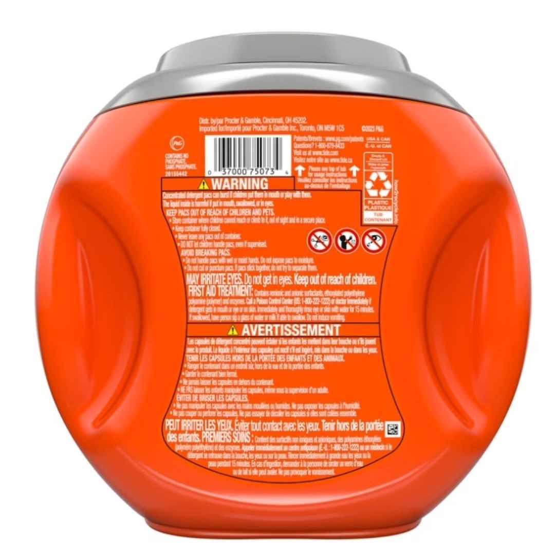 Tide PODS Laundry Detergent Soap Pacs, Ultra OXI, 32 Count New
