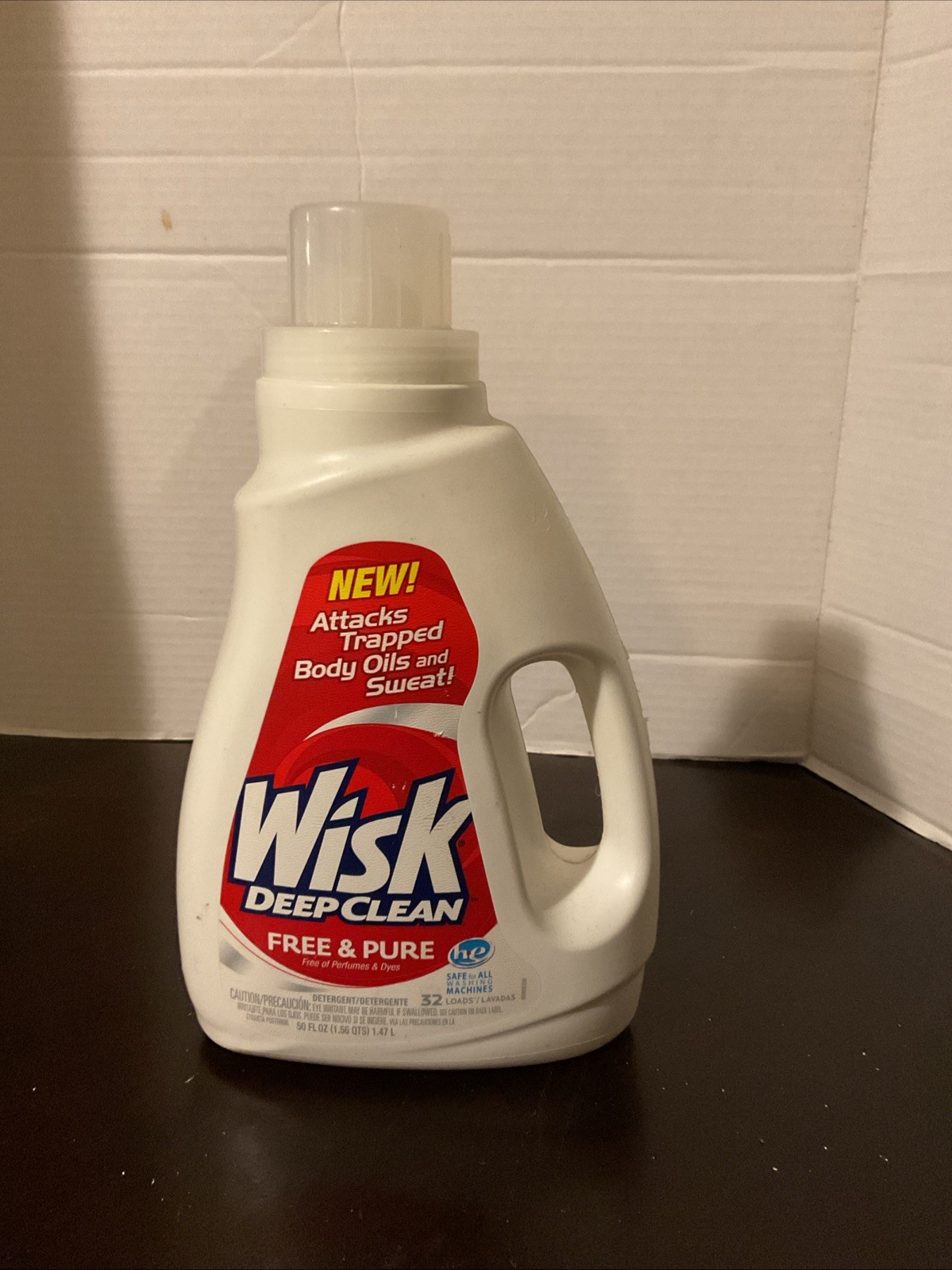 (1) Wisk Deep Clean Free & Pure Laundry Detergent Micro-Cleaners ( NOS )