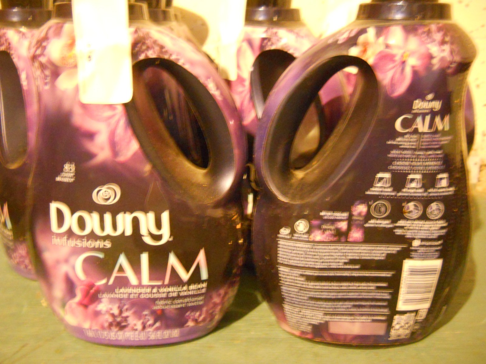 Downy Infusions Calm Lavender Vanilla Bean Fabric Conditioner 56 fl.oz TWO JUGS