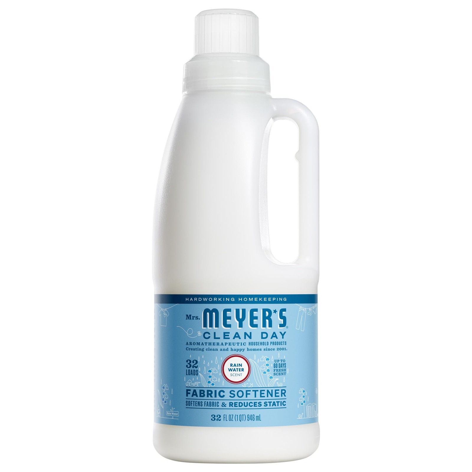 CLEAN DAY Liquid Fabric Softener, Infused with Essential Oils, Paraben Free, …