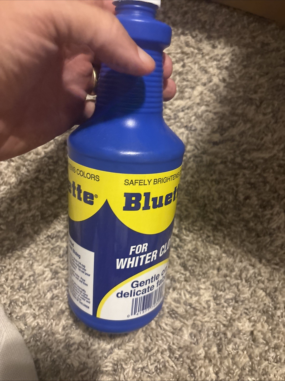 Bluette Concentrated Liquid Laundry Bluing / Laundry Detergent Whitener 32 fl oz