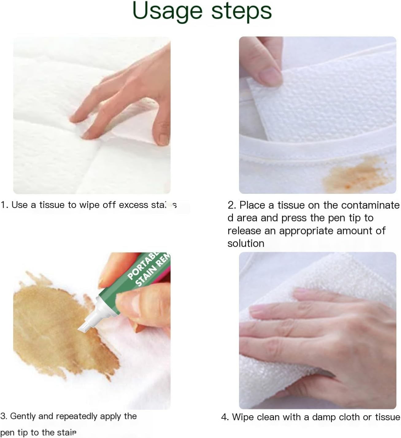 Haiqing Advanced Stain Bleach Pen for Clothing – Essential Travel Size