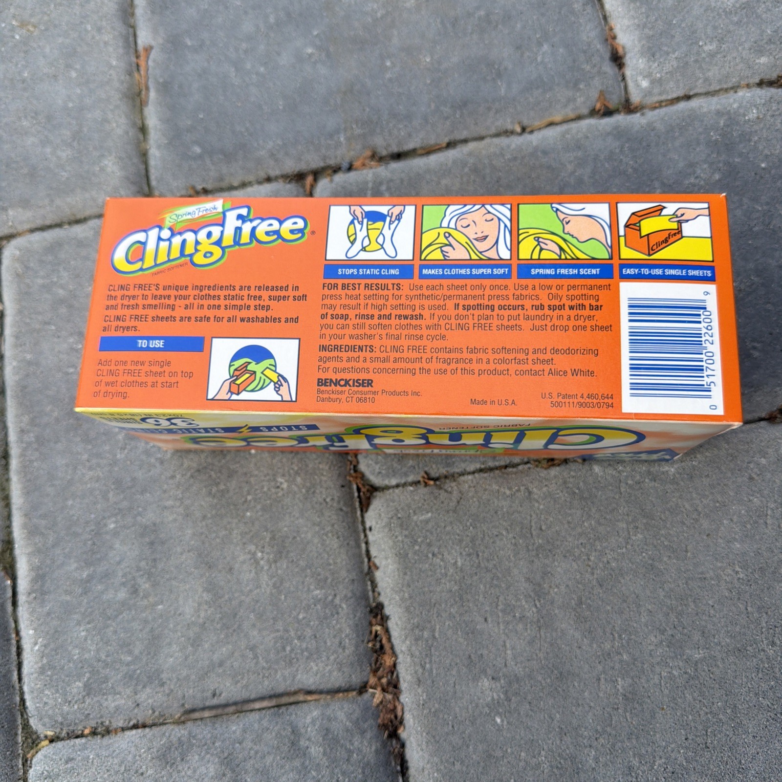 Discontinued ClingFree Spring Fresh 36 Sheets Never Opened