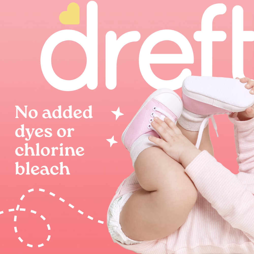 Dreft Newborn Baby Liquid Laundry Detergent Sensitive Skin HE, 105 fl oz 80Loads