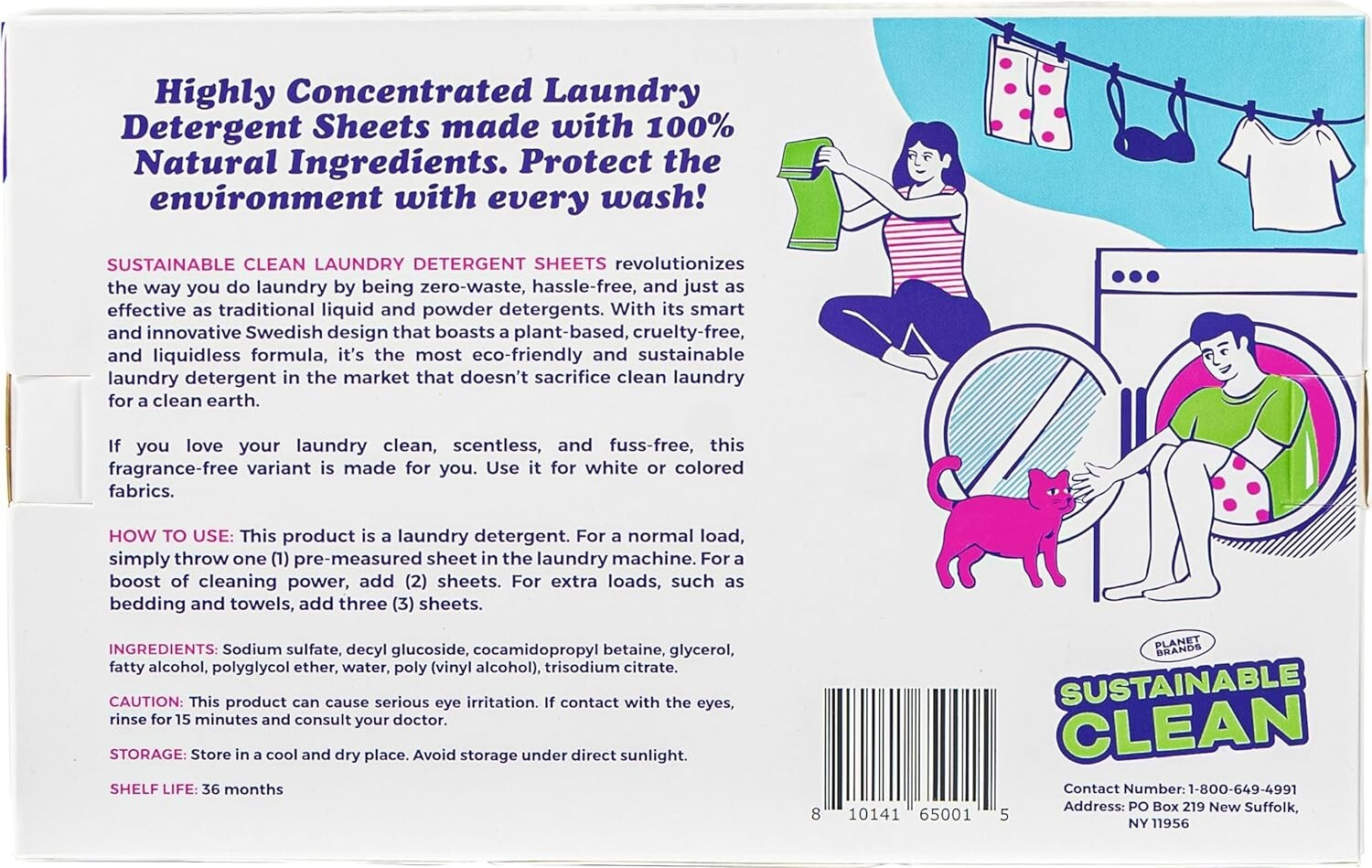 Laundry Detergent Sheets – Made in Sweden, Up to 100 loads 50 Sheets, Sustainabl