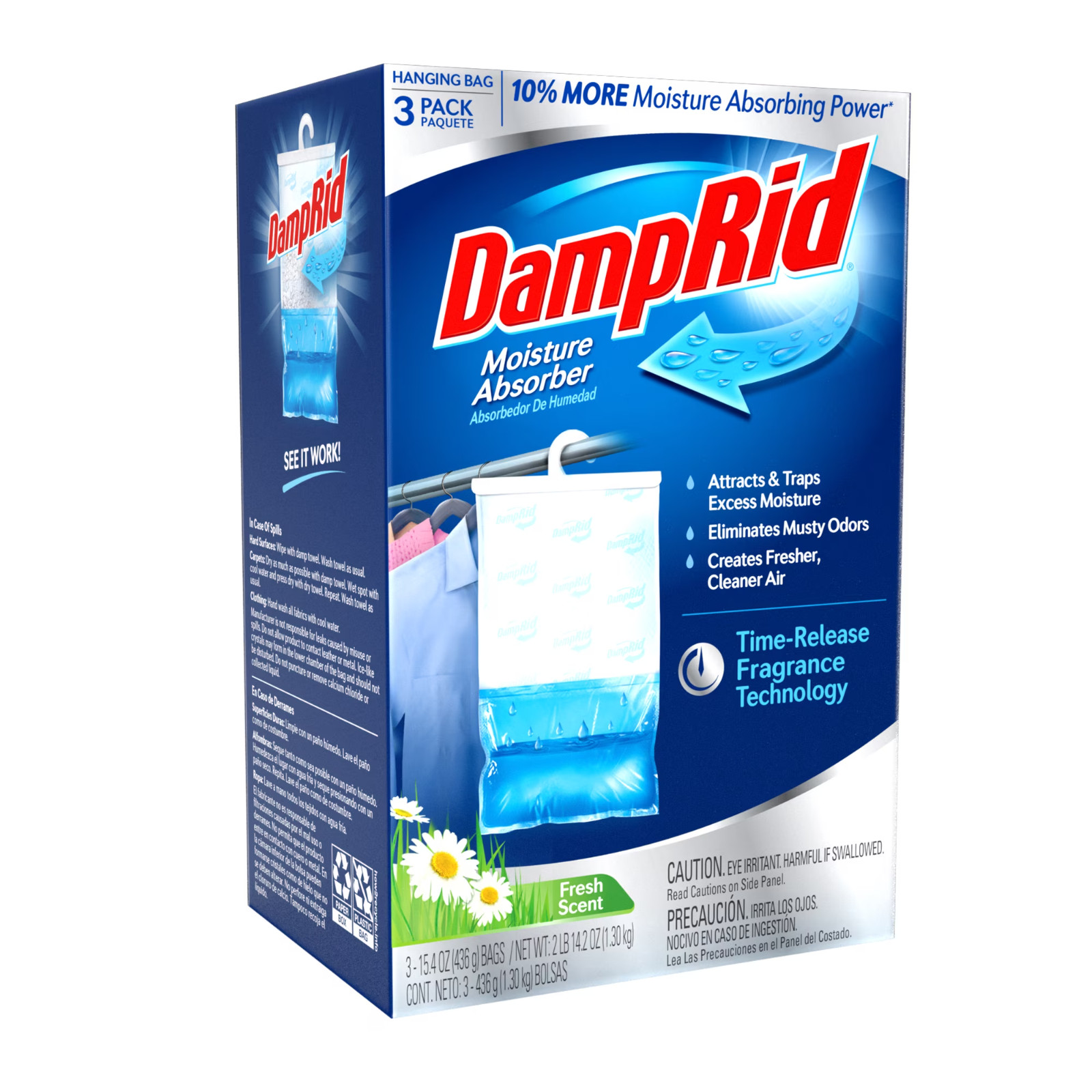DampRid Fresh Scent Hanging Moisture Absorbers, 3 Count