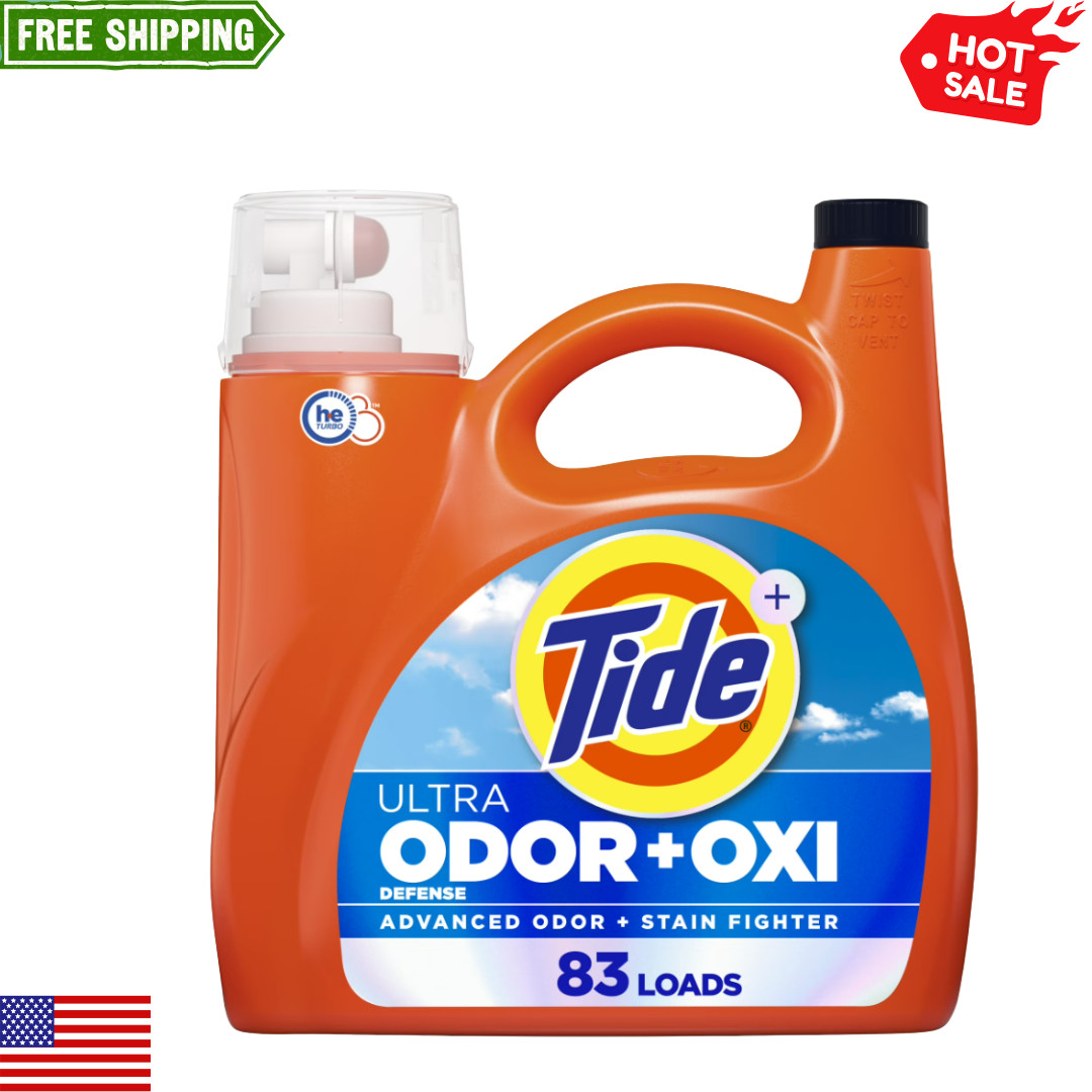 Tide Ultra Odor Defense OXI HE Laundry Detergent 83 Loads 117 -fl oz