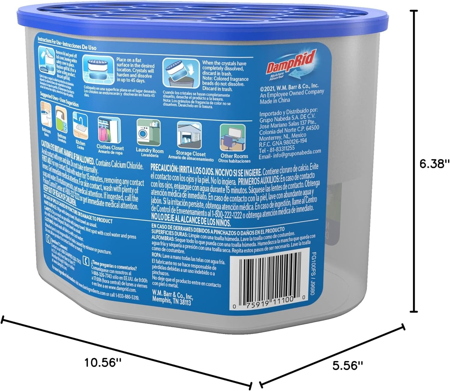 Fresh Scent Disposable Moisture Absorber, 10.5 Oz., 3 Pack – Attracts & Traps Ex