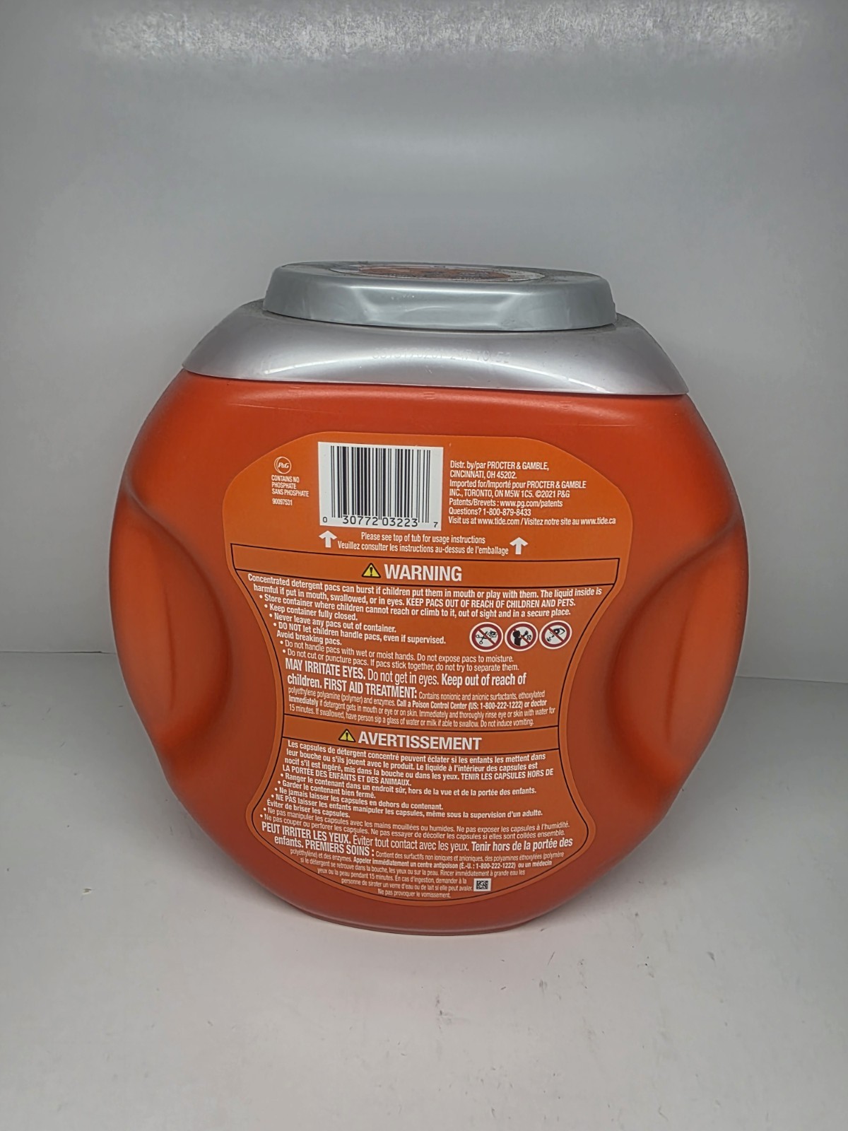 Tide POWER PODS Laundry Detergent Packs, Ultra Oxi Odor Eliminators, 32 Count
