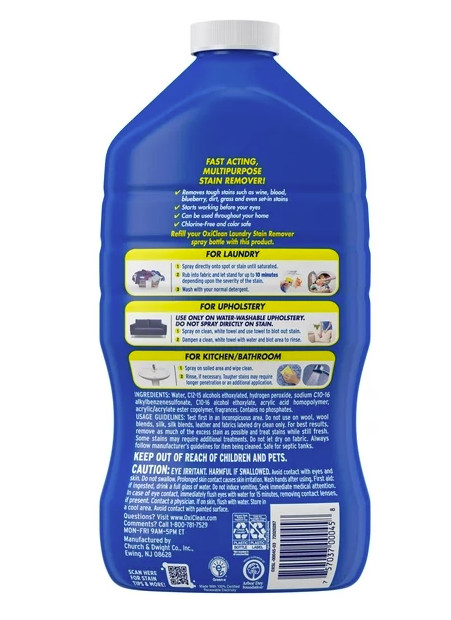 OxiClean Laundry Stain Remover Refill, 56 fl oz