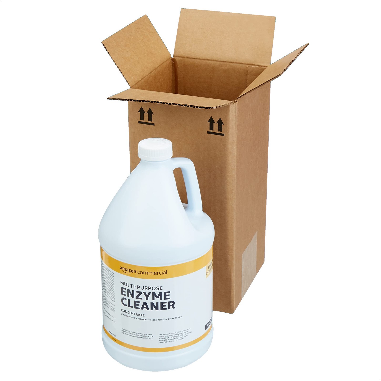 AmazonCommercial Multi-Purpose Enzyme Cleaner, Stain & 128 Fl Oz (Pack of 1)