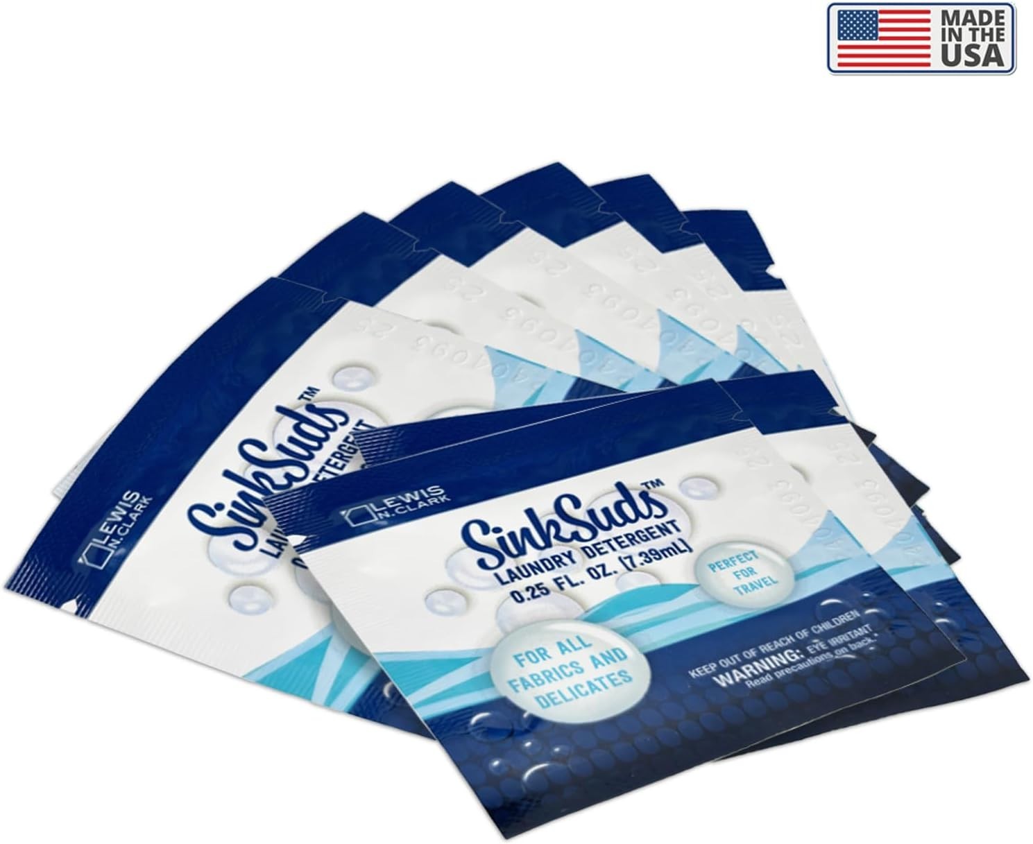 SinkSuds Laundry Detergent, Travel Size Liquid Soap, TSA Compliant, Safe For …