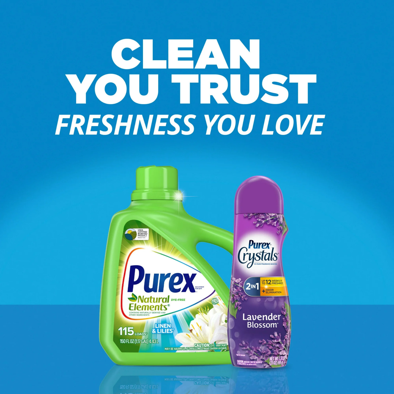 Purex Linen & Lilies Natural Elements Liquid Laundry Detergent 150 fl oz