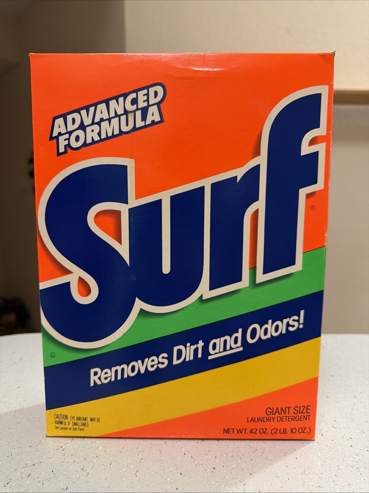 SURF Laundry Detergent Powder Soap Giant Size 42oz Sealed Vintage 1990’s