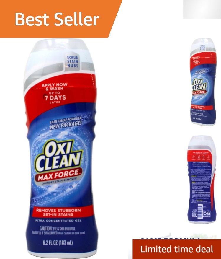 Ultra Concentrated MaxForce 6.2 oz Gel Stick – Powerful Stain Fighting Solution