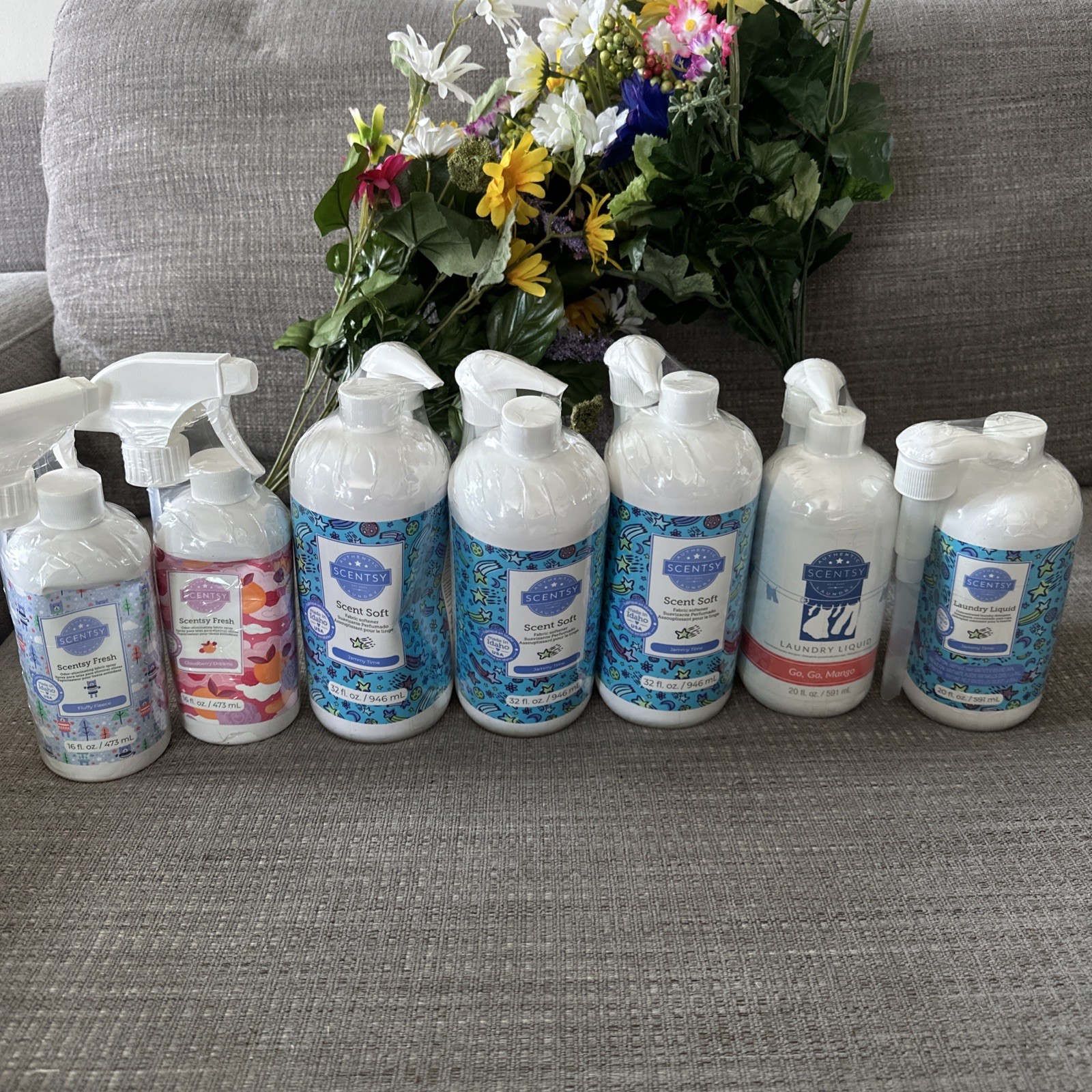 Lot – Scentsy Laundry Liquid Fabric Softener, Fabric Spray