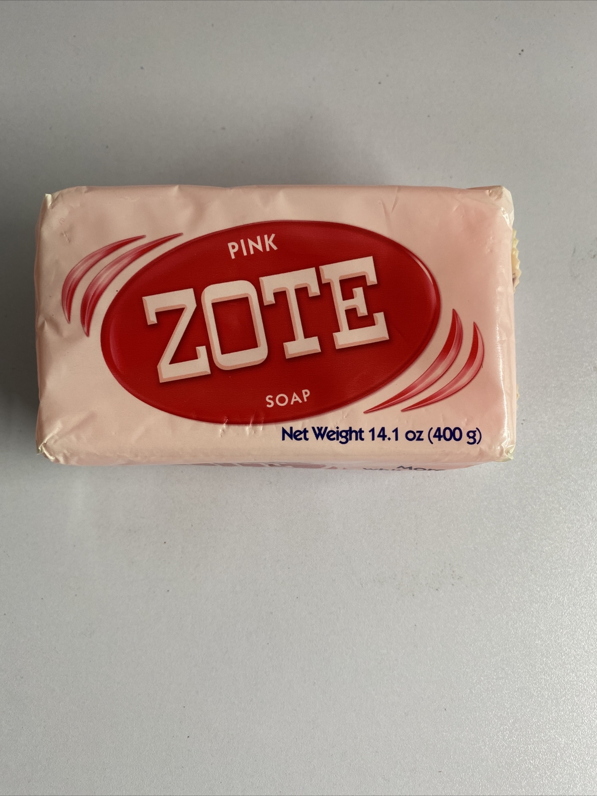 NEW ZOTE Pink Bar Soap 14.1 oz More Whitening Power  for Laundry Fatty Acids