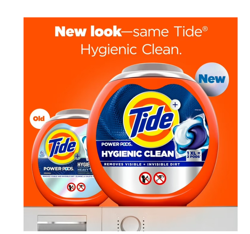 Tide Hygienic Clean Power PODS Laundry Detergent Pacs, Original Scent, 57 Count
