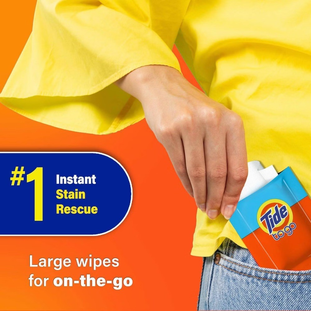 Tide Stain Remover Wipes – 6ct