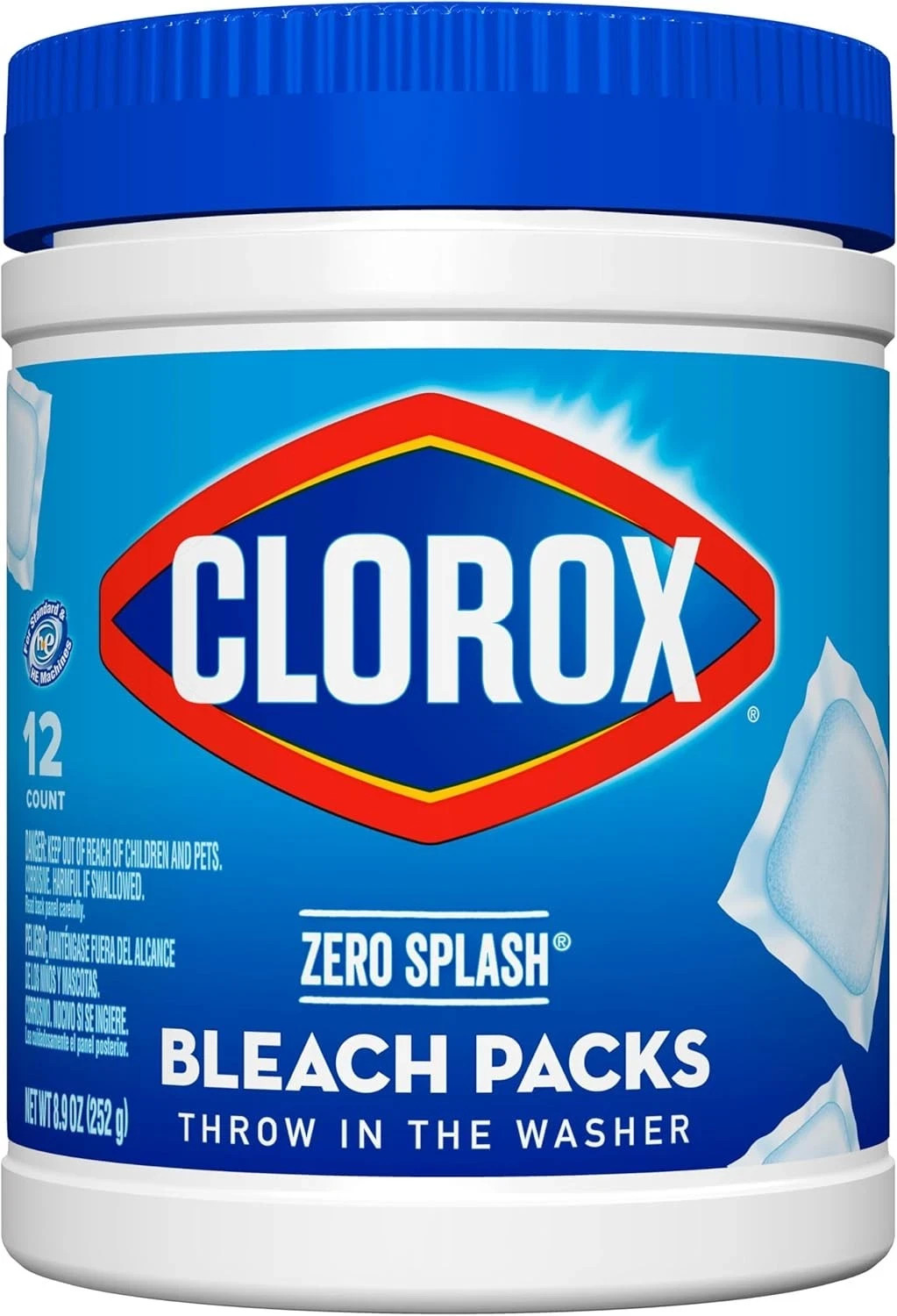 Clorox Control Bleach Packs Regular Laundry Packs 12 Count