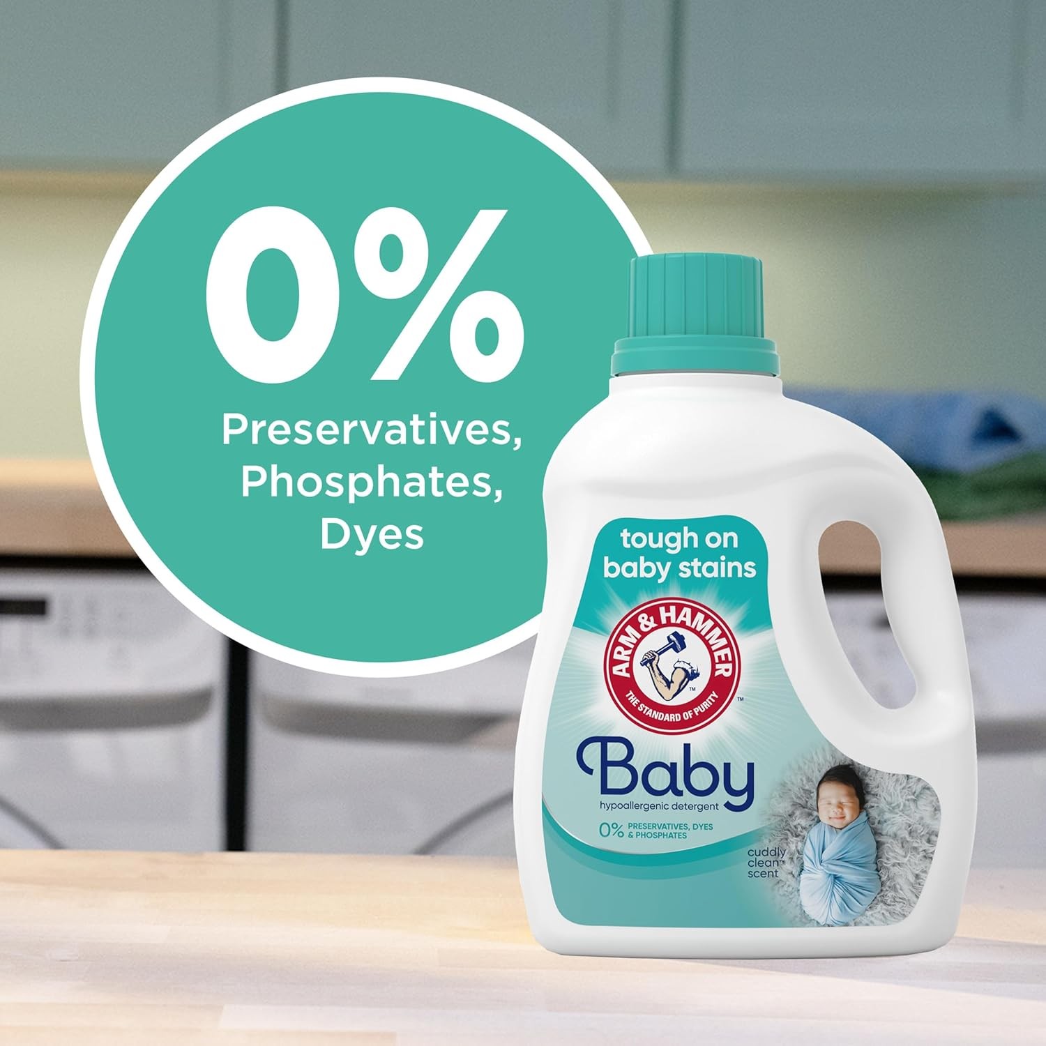 ARM & HAMMER Baby Laundry Detergent Hypoallergenic 100.5 oz