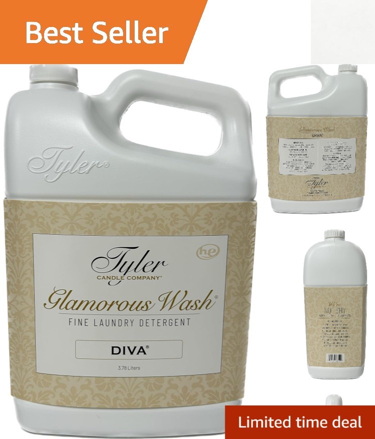 128 Fl Oz Tyler Glam Wash – Beautifully Scented, Phosphate-Free Liquid Detergent