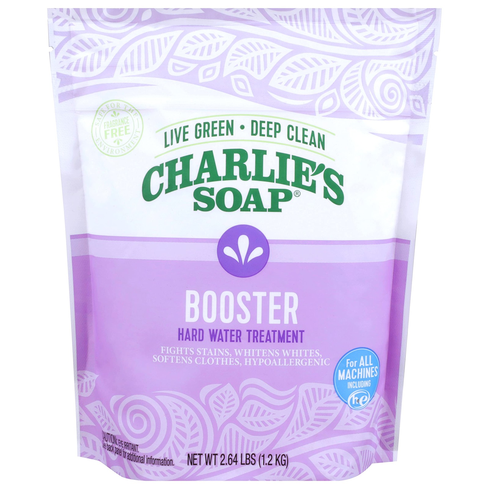 Charlie’s Soap Booster & Hard Water Treatment 160 Loads (2.64 Lbs, 1 Pack) Na…