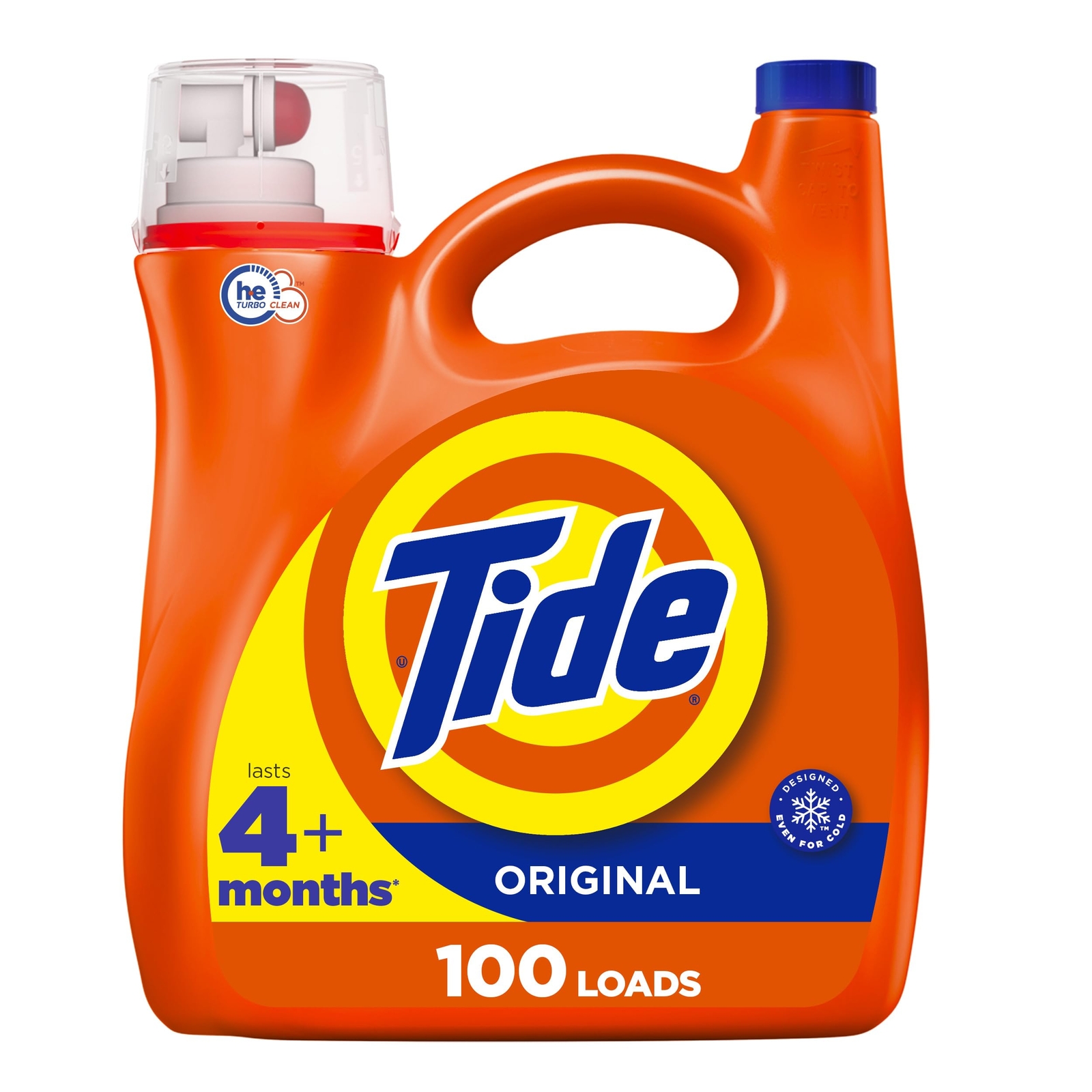 Tide Liquid Laundry Detergent Original Scent 132 Fl Oz Pack of 1 for 100 Loads