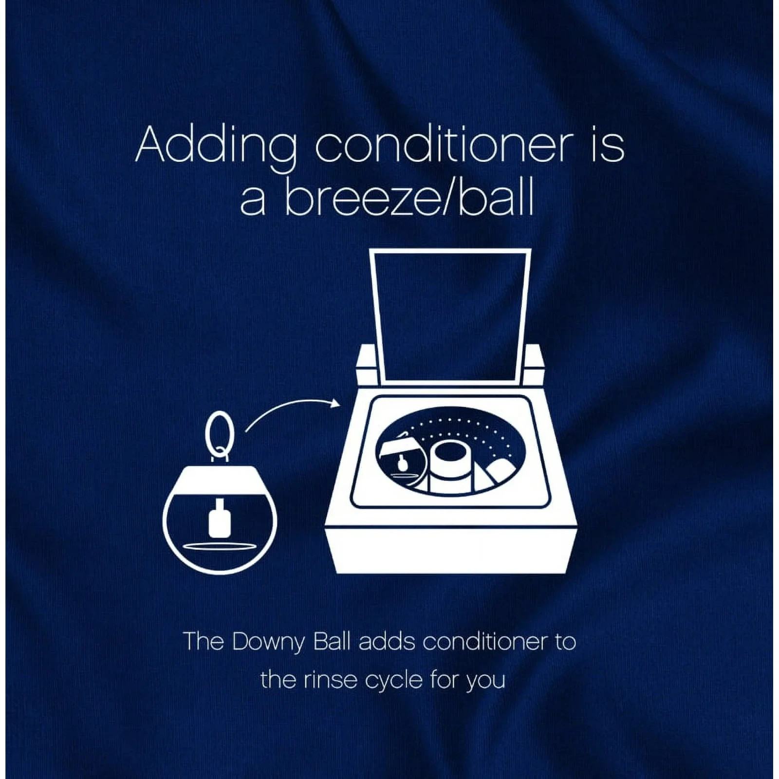Downy Automatic Dispenser Downy Ball Fabric Softener Dispenser Container Blue
