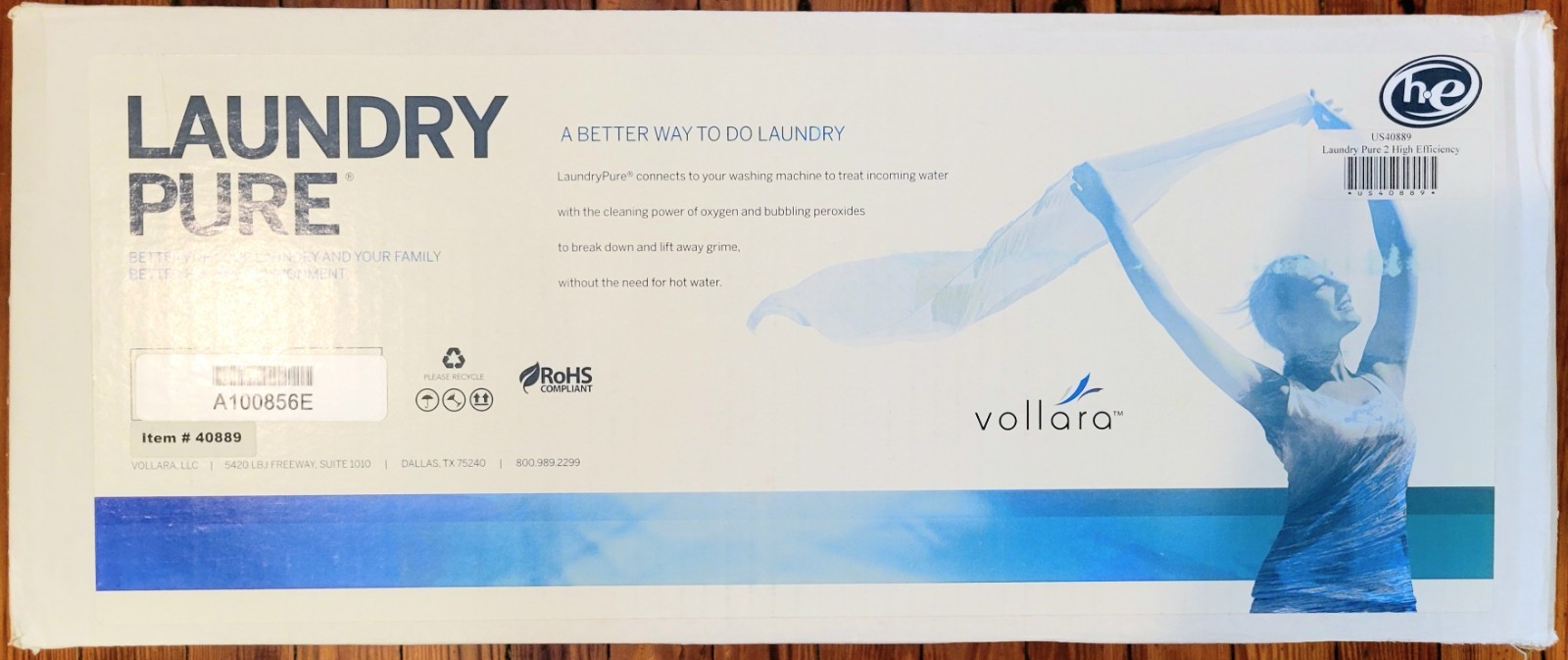 Vollara Laundry Pure W1004A For High Effiency and Standard Washers