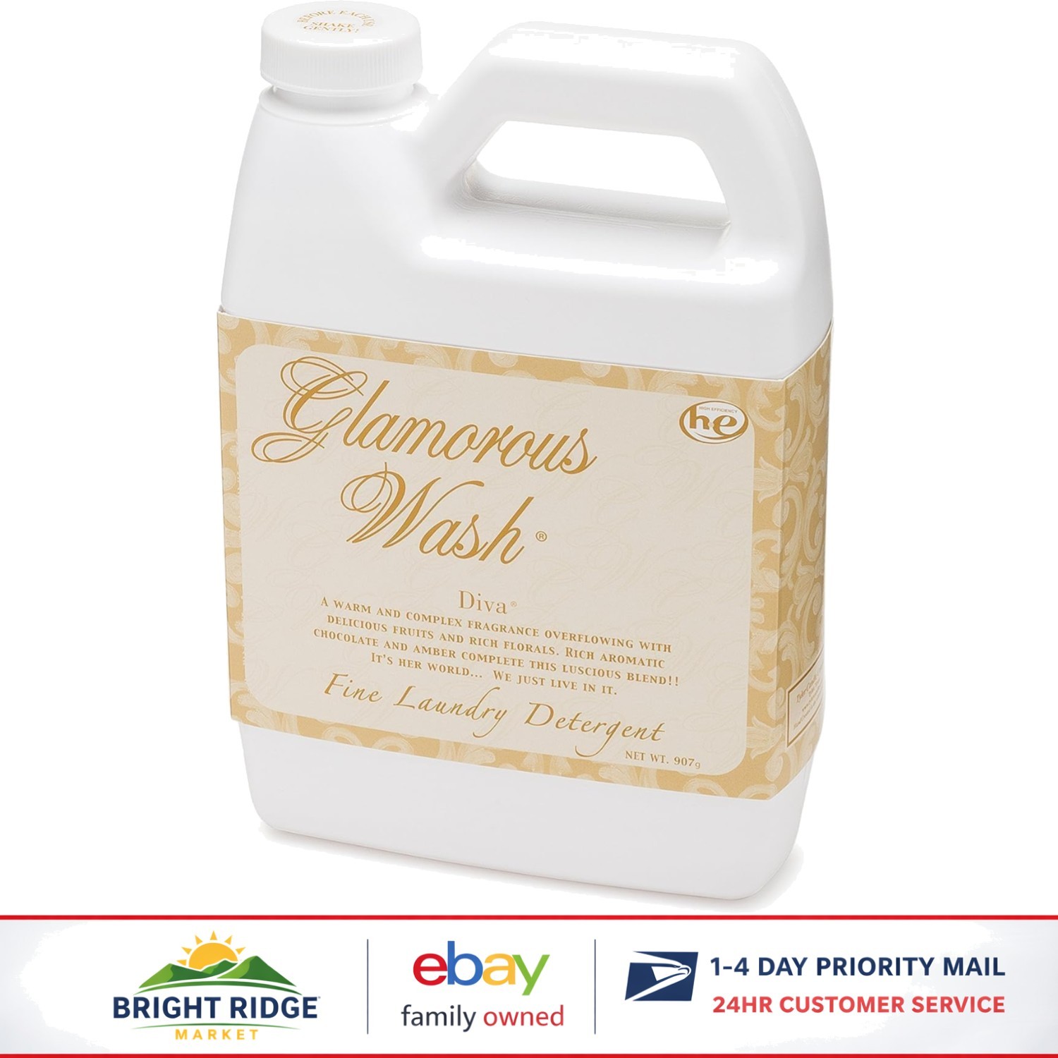 High Efficiency Liquid Laundry Detergent for Fine Fabrics, 32 Ounce Bottle