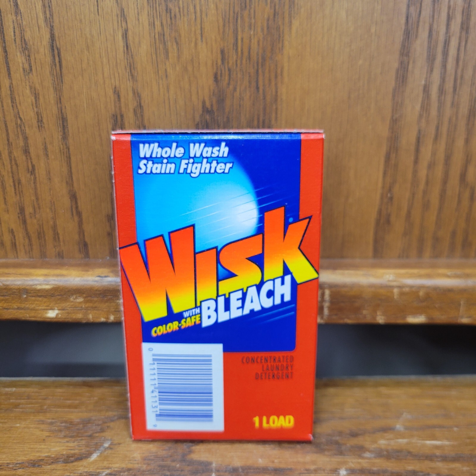 Wisk Detergent New 1 Load