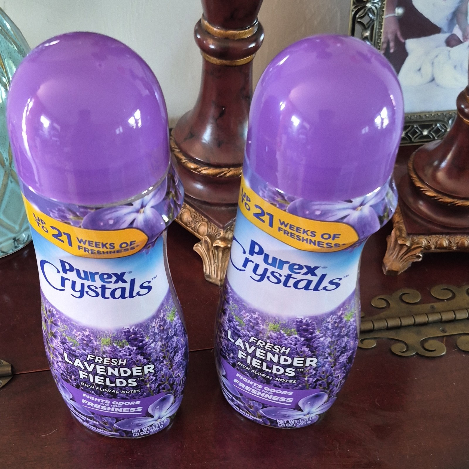 Purex Crystals Fresh Lavender Fields Fabric Freshener Lavender Scent 2 Pack