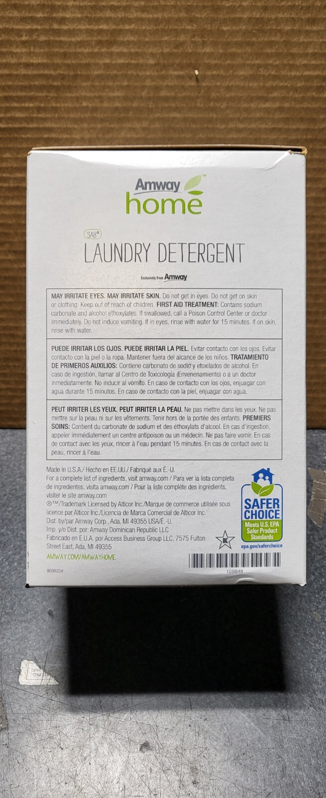 Amway Home Laundry Detergent