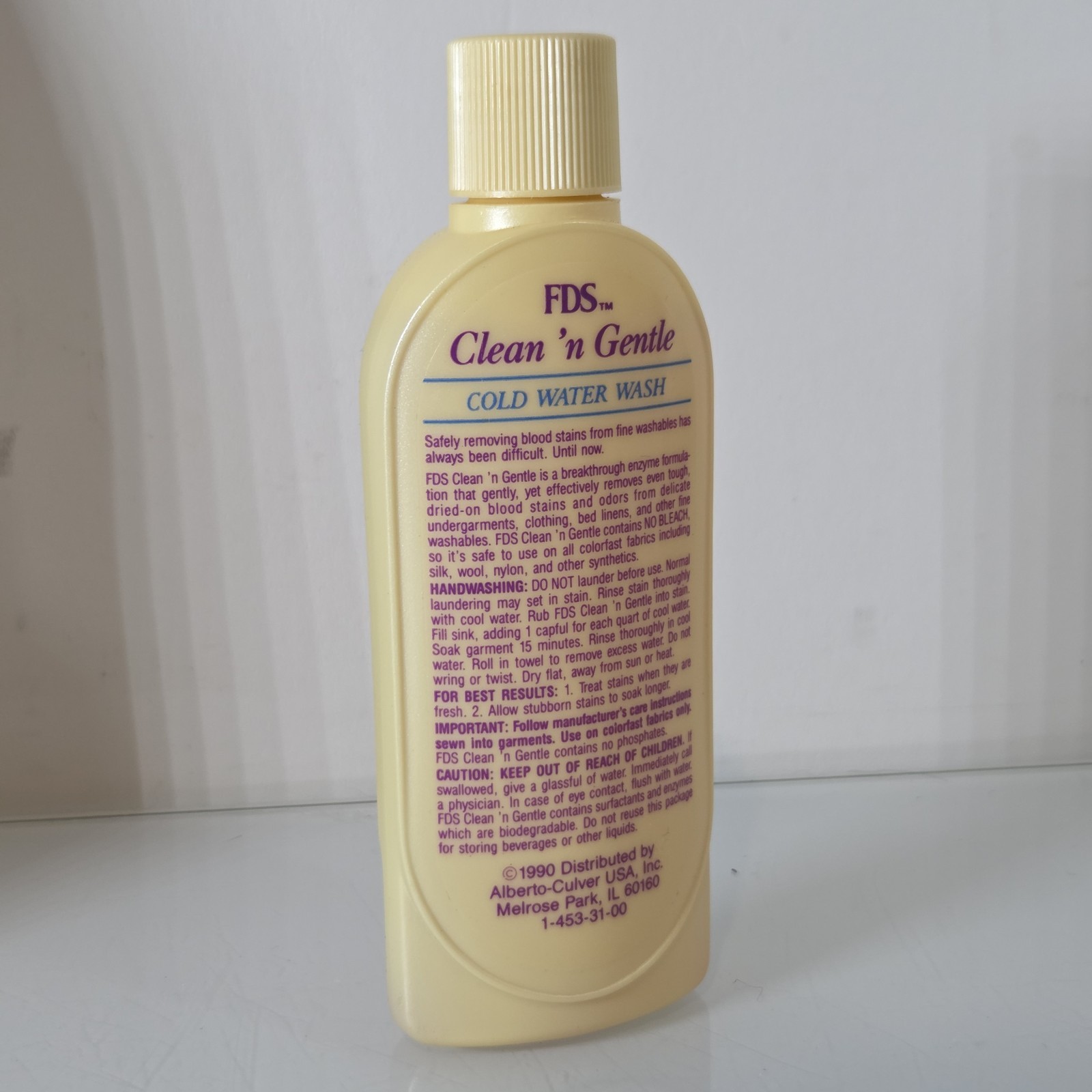 FDS Clean ‘n Gentle Blood Stain Remover Cold Water Wash for Fine Washables
