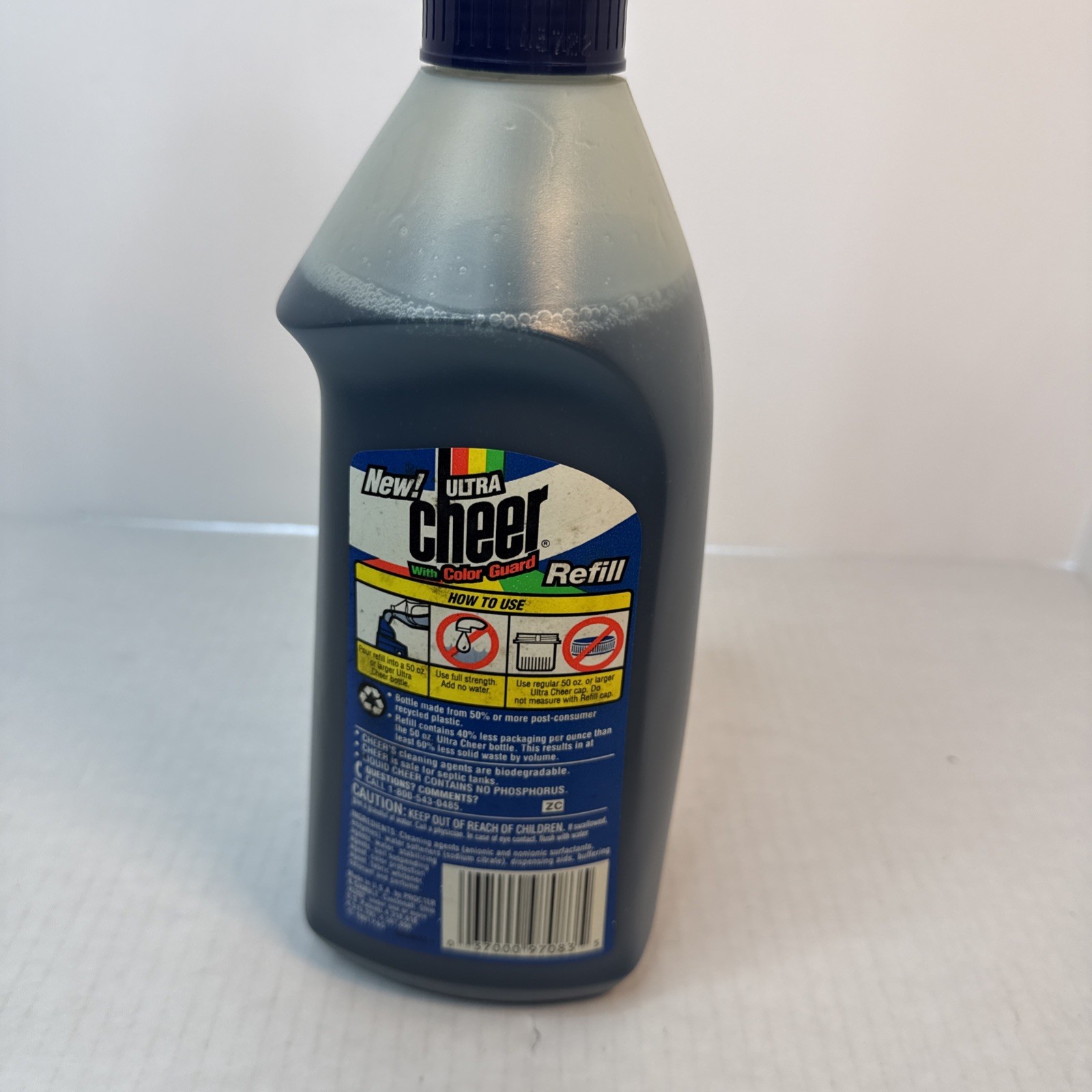 Vintage Ultra Cheer With Color Guard Refill Concentrated Detergent 1991