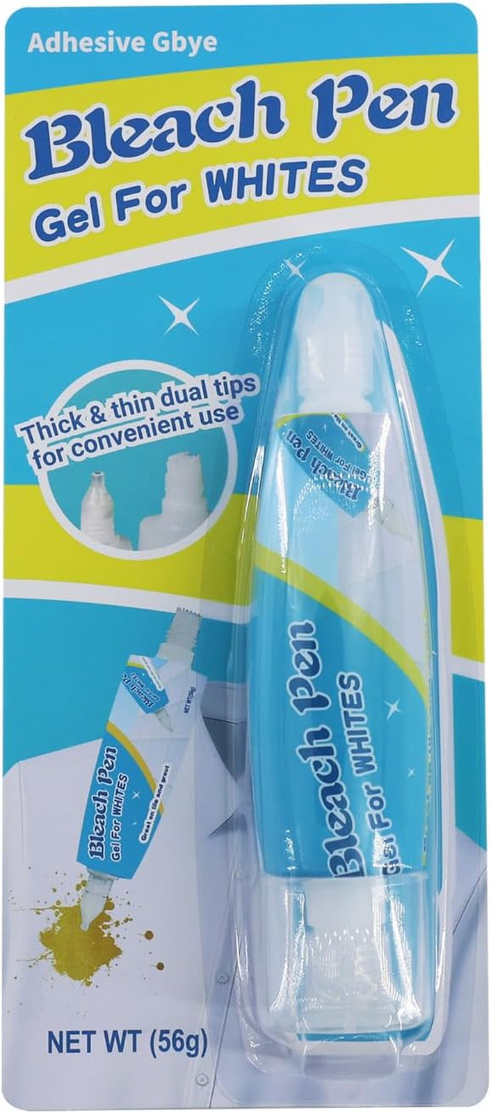 Bleach Pen for Clothing, Bleach Pen, Stain Remover Pen, Instant Travel Stain Cle