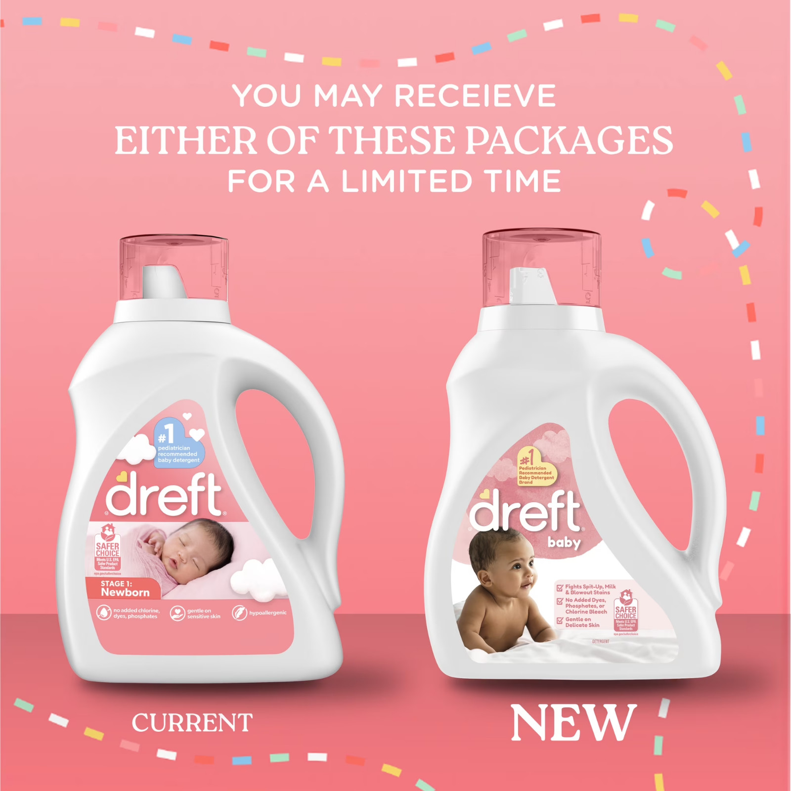 Dreft Baby Liquid Laundry Detergent 84 oz 64 Loads 3-Pack
