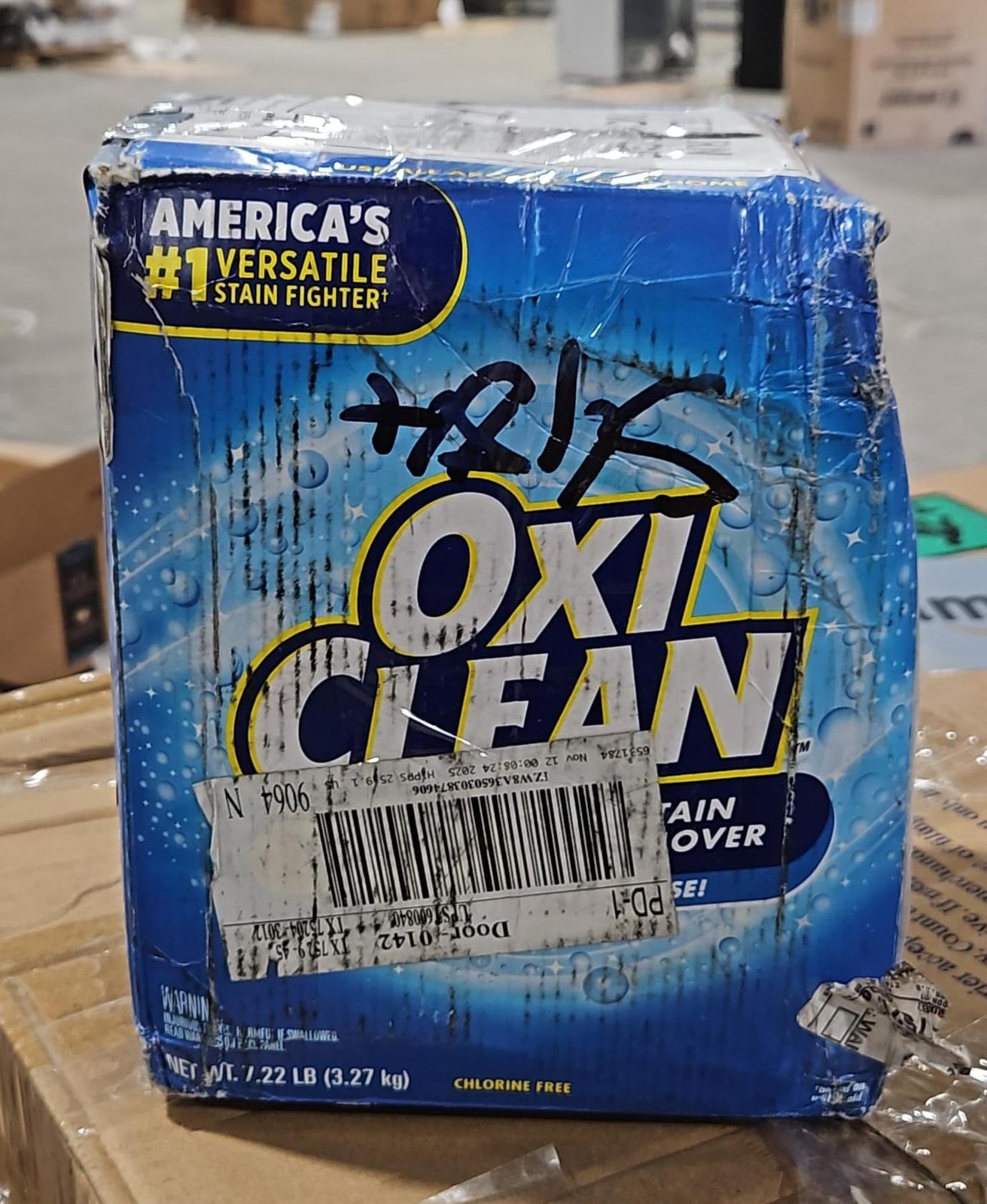 1 Pack OxiClean Versatile Stain Remover, Regular Scent, 7.22 Lb Box
