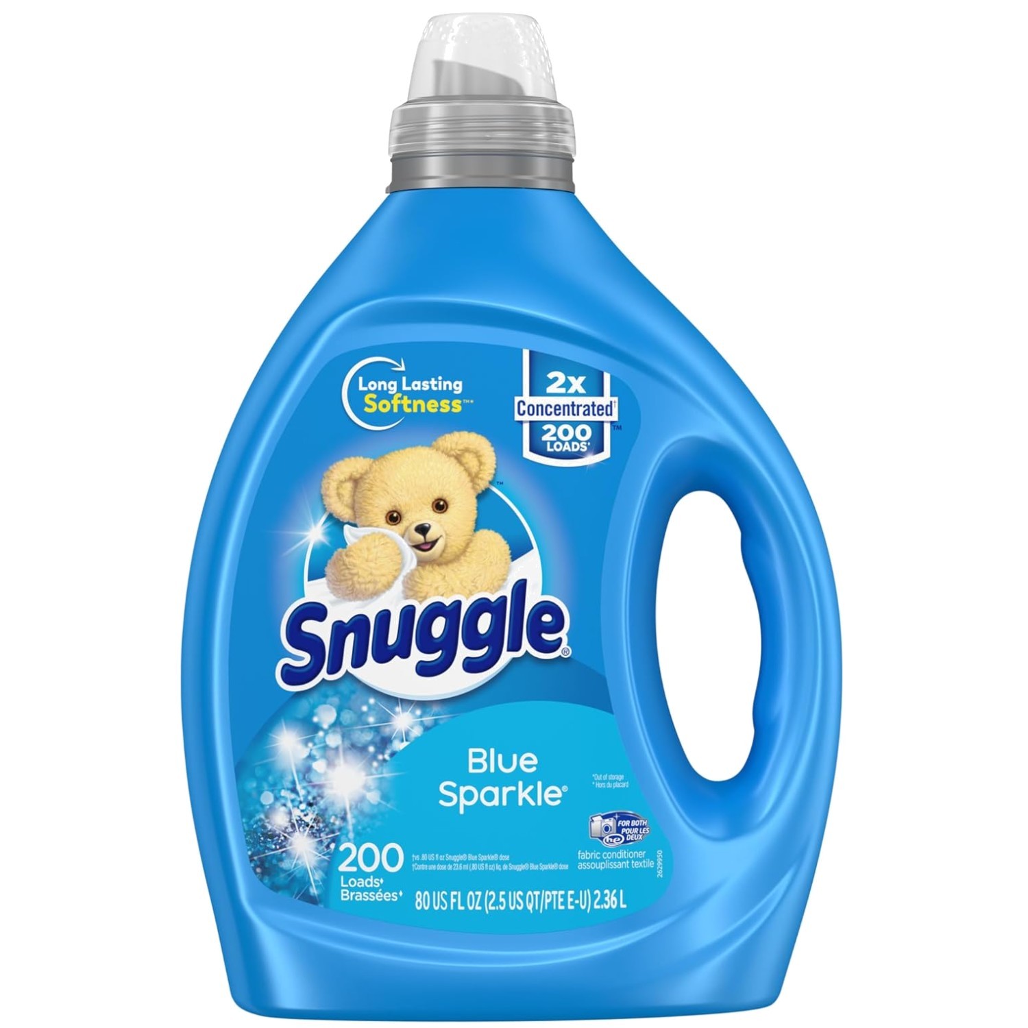 Blue Sparkle Liquid Fabric Softener – 2X Concentrated for Soft Freshness