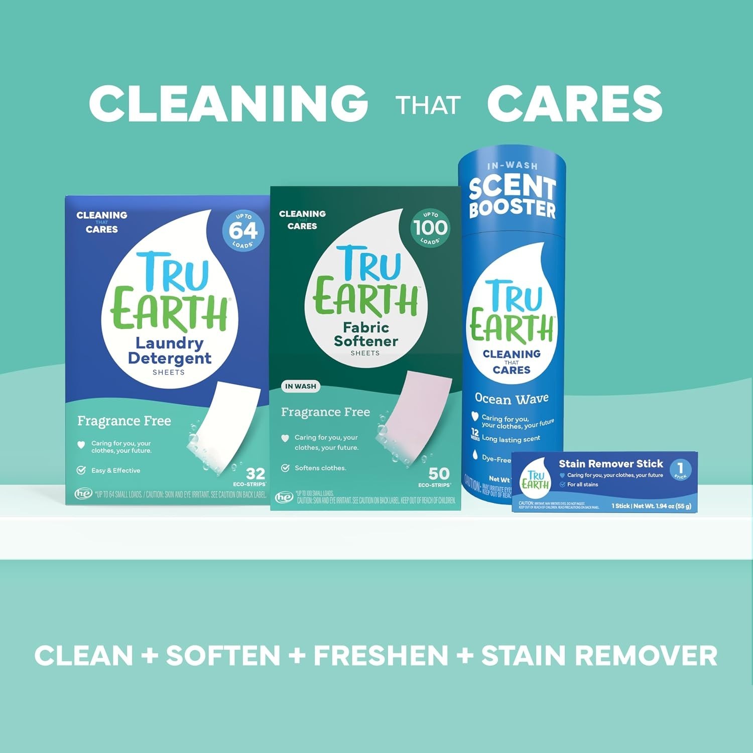 -Friendly Laundry Sheets for Sensitive Skin – 32 Loads in Compact Design