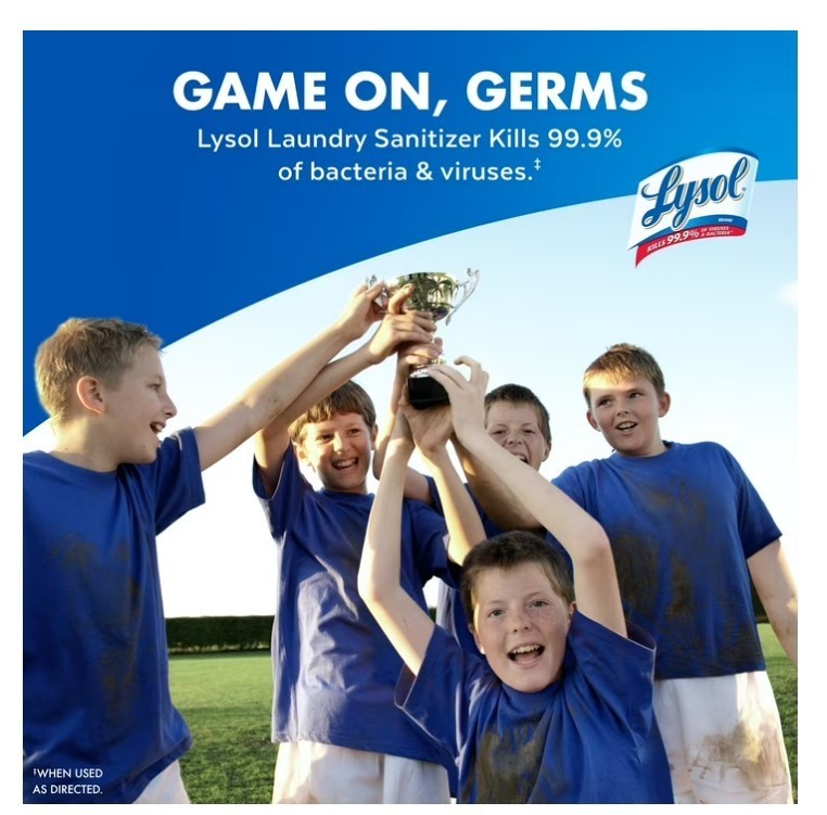 [SALE] (2 pack) Lysol Laundry Sanitizer Additive, Crisp Linen, 90 fl oz
