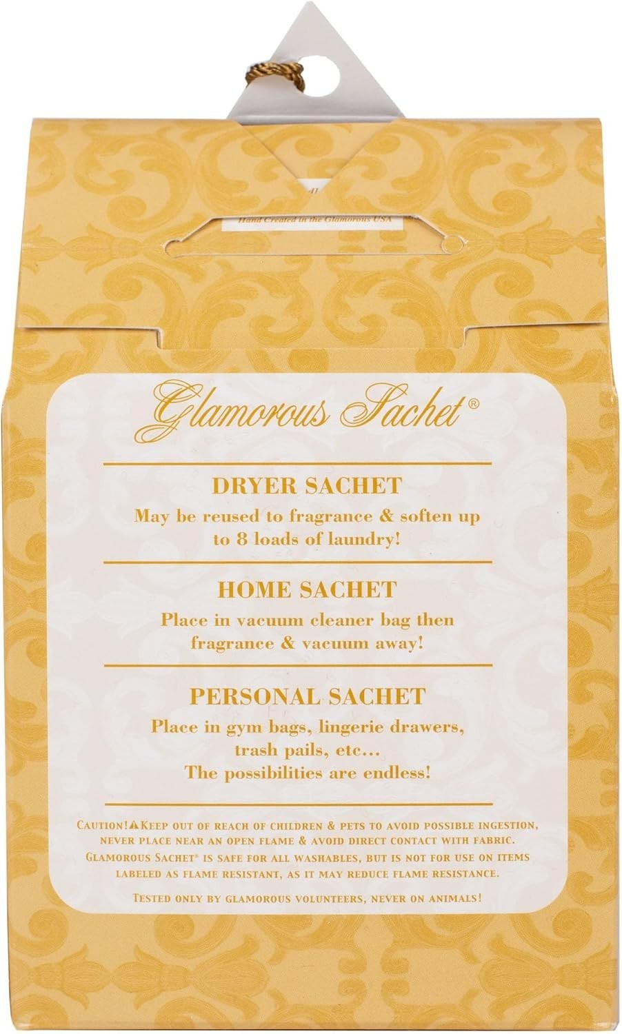 Reusable Glamorous Dryer Sachets in Diva Scent – Softens & Fragrances 8 Loads