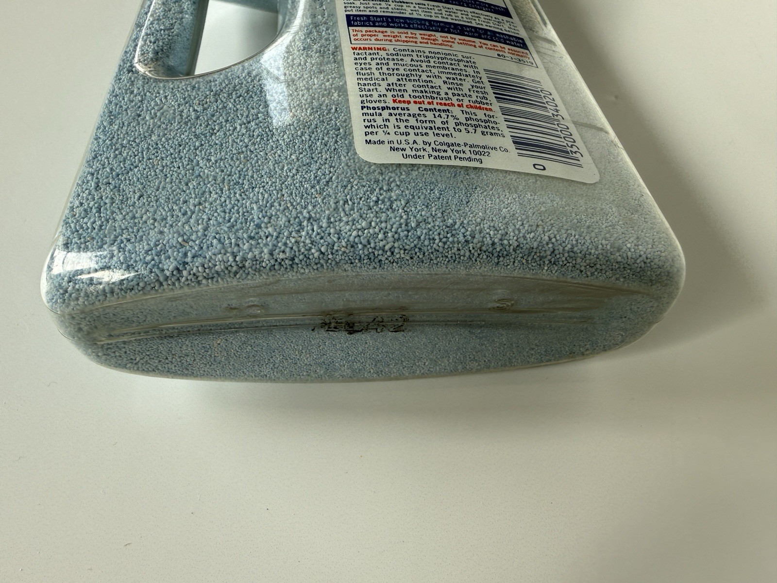 Vintage Fresh Start Laundry Detergent 1970s Era Original Full Bottle Prop Decor