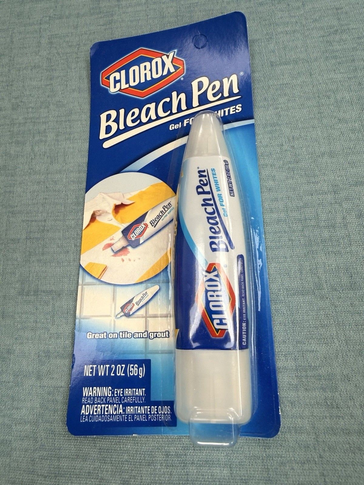 Clorox Bleach Pen Gel For Whites 2 Oz Cleaning Stain Remover Tile Grout Laundry