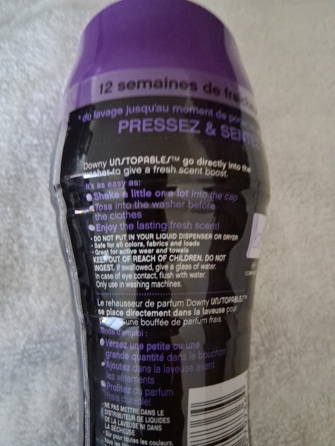 Downy Unstopables In-Wash Booster 5.7oz. Lush Somptueux